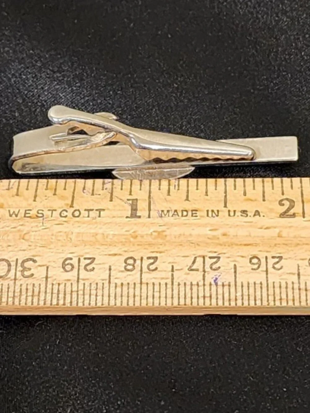 Vintage Silver-Toned Horse-Drawn Carriage Cufflinks & Tie Clip
